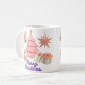 Prettig Kerstfeest Koffiemok (Voorkant links)