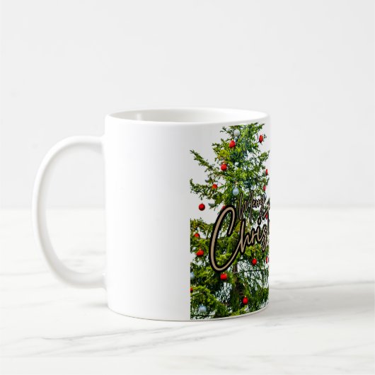 Prettig kerstfeest koffiemok (Links)