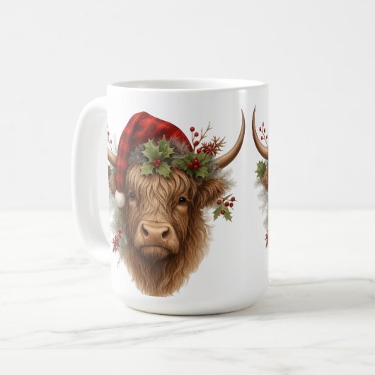 Prettig kerstfeest koffiemok (Voorkant links)