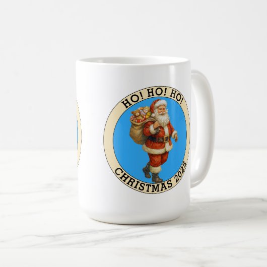 Prettig kerstfeest koffiemok (Voorkant rechts)