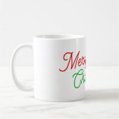 Prettig kerstfeest koffiemok (Links)