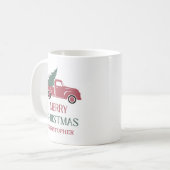 Prettig kerstfeest koffiemok (Voorkant links)