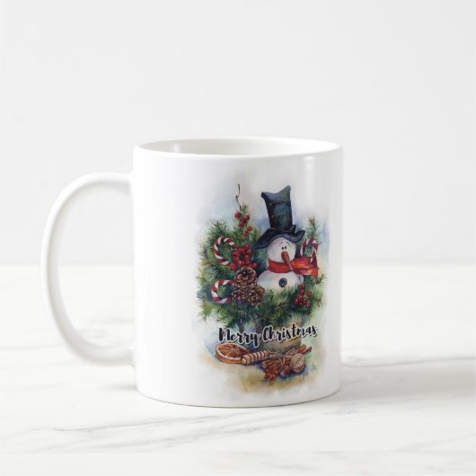 Prettig kerstfeest koffiemok (Links)