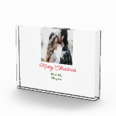 Prettig kerstfeest koppel foto naam toevoegen gelu (Rechts)