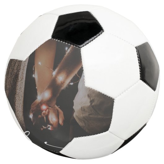 Prettig kerstfeest Koppel Voetbal (Drie kwart)