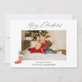 Prettig kerstfeest & Kousenfoto (Voorkant)