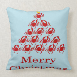 Prettig kerstfeest Krab Kussen