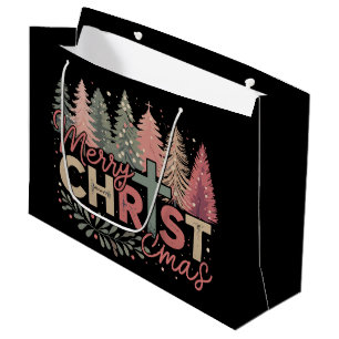 Prettig kerstfeest kruis geloof Jezus christelijk Groot Cadeauzakje