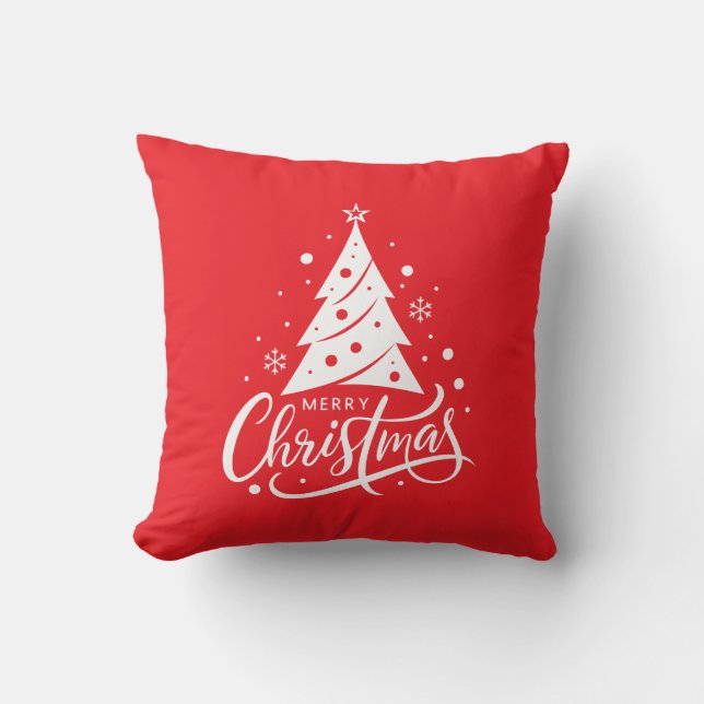 Prettig kerstfeest  kussen (Voorkant)