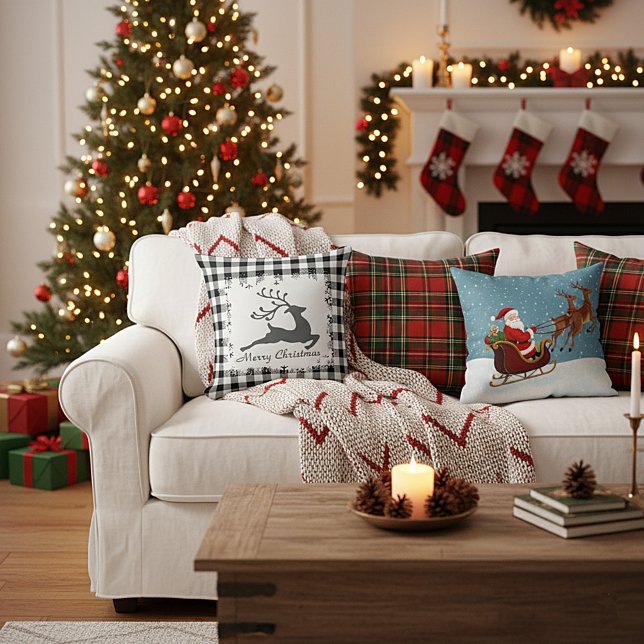 Prettig kerstfeest kussen (Creator heeft geüpload)