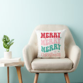 Prettig kerstfeest  kussen (Stoel)