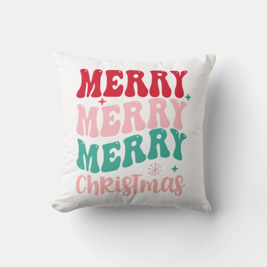 Prettig kerstfeest  kussen (Voorkant)