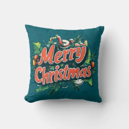 Prettig kerstfeest kussen