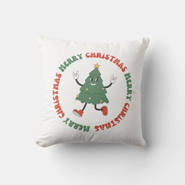 Prettig kerstfeest  kussen (Voorkant)