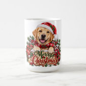 Prettig kerstfeest Labrador-hond mok (Center)