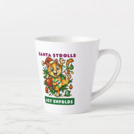 Prettig kerstfeest latte mok