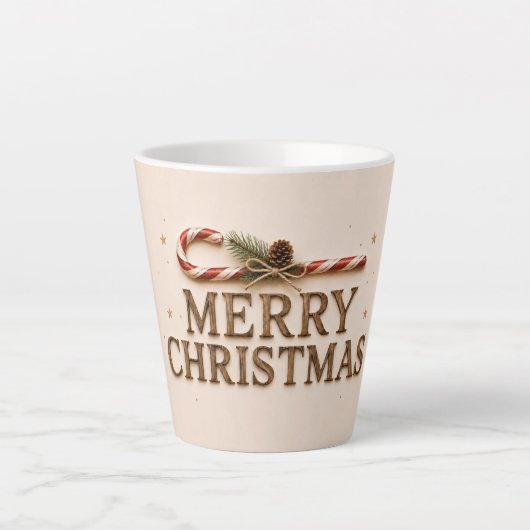 PRETTIG KERSTFEEST LATTE MOK (Voorkant)
