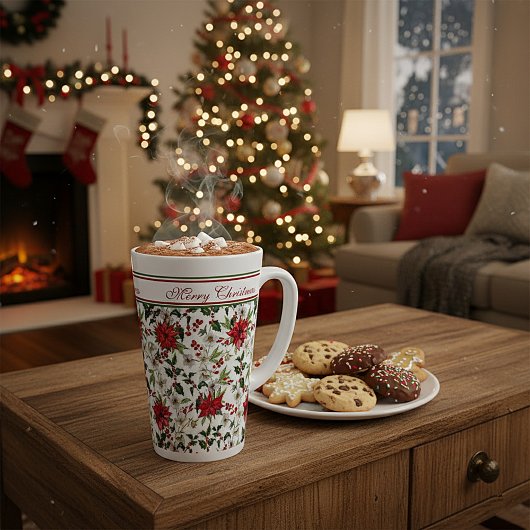 Prettig kerstfeest latte mok