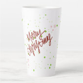 Prettig kerstfeest  latte mok (Voorkant)