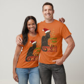 Prettig Kerstfeest Le Chat Noir Kerstparodie T-shirt (Unisex)