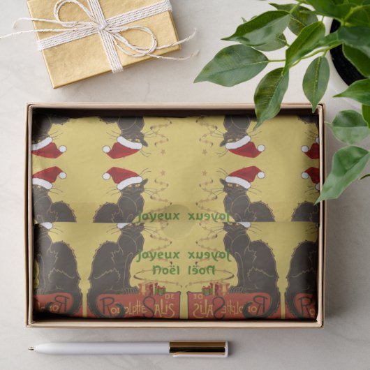Prettig Kerstfeest Le Chat Noir Kerstparodie Tissuepapier (Geschenk)