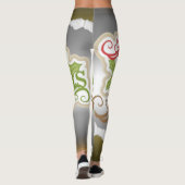 Prettig kerstfeest  leggings (Achterkant)