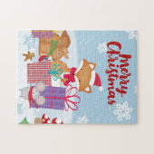 Prettig kerstfeest legpuzzel (Horizontaal)