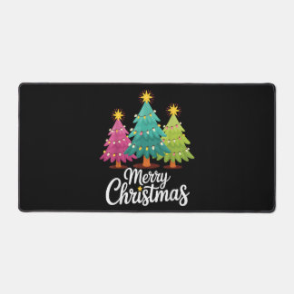 Prettig kerstfeest Leuk Kleurrijk Kerstboomontwerp Bureaumat