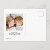 Prettig kerstfeest leuk krabbelvakantie feestdagenkaart (Achterkant)