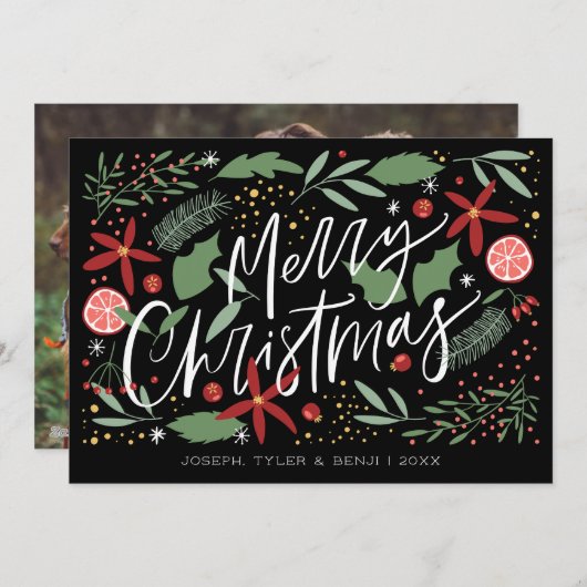 Prettig kerstfeest | LGBT Kerst Foto Feestdagenkaart (Voorkant / Achterkant)