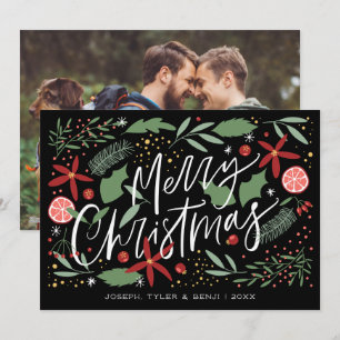 Prettig kerstfeest   LGBT Kerst foto Feestdagenkaart