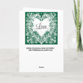 Prettig kerstfeest lieverd | kerstfoto kaart (Achterkant)