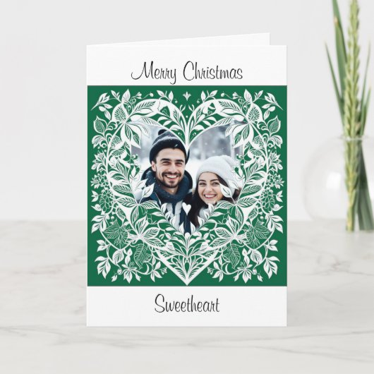 Prettig kerstfeest lieverd | kerstfoto kaart (Voorkant)