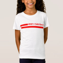 PRETTIG KERSTFEEST LIJNEN T-SHIRT