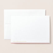 Prettig kerstfeest Luxe Goud Folie Kaarten (Met envelop)