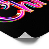 Prettig kerstfeest Luxe typografie poster papier H (Hoek)