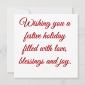 Prettig kerstfeest MA en PA   Kaart (Achterkant)