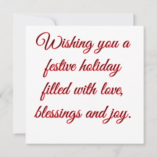 Prettig kerstfeest MA en PA   Kaart (Achterkant)