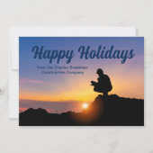 Prettig kerstfeest Maatwerk Bouwbedrijf Zonsonderg Feestdagenkaart (Voorkant)