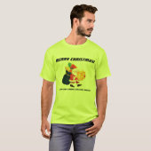 Prettig kerstfeest Magie-T-shirt Groen Knappe Supe T-shirt (Voorkant volledig)
