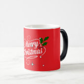 Prettig kerstfeest magische mok (Voorkant rechts)
