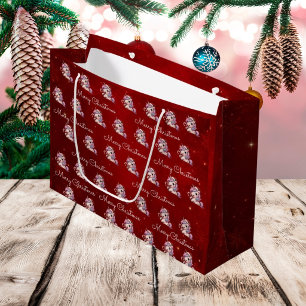 Prettig kerstfeest Magische scharlaken kerst-unico Groot Cadeauzakje