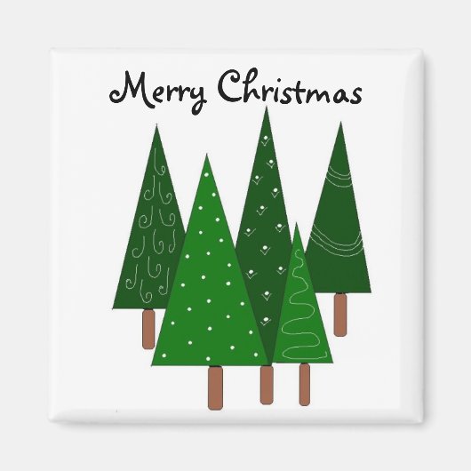 Prettig kerstfeest magneet (Voorkant)