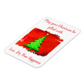 Prettig kerstfeest  magneet (Linkerzijde)