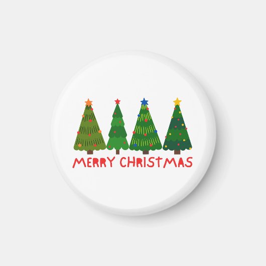 Prettig kerstfeest magneet (Voorkant)