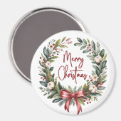 Prettig kerstfeest magneet (Voorkant / Achterkant)