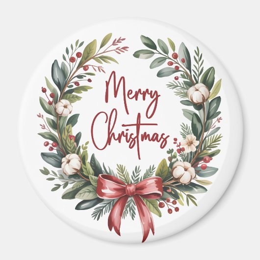 Prettig kerstfeest magneet (Voorkant)