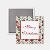 Prettig kerstfeest magneet (Voorkant / Achterkant)