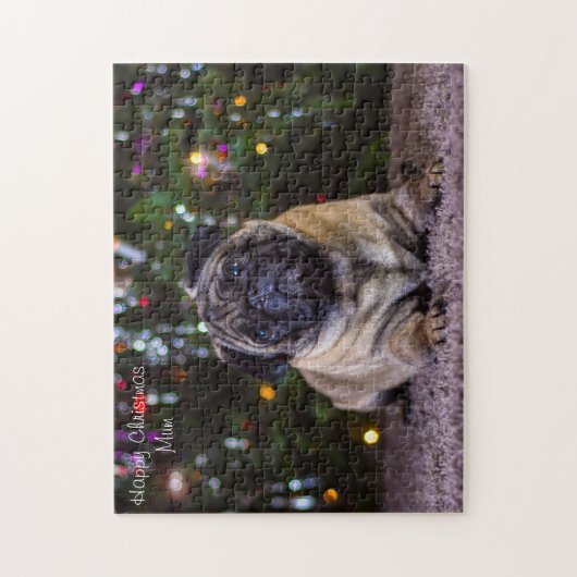 Prettig kerstfeest mama. legpuzzel (Verticaal)