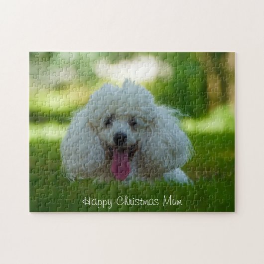 Prettig kerstfeest mama. legpuzzel (Horizontaal)